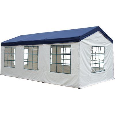 Pavillon 3x6 Meter von Eventservice Wedel, Frontalansicht